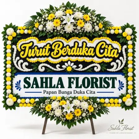 Papan Bunga Duka Cibinong