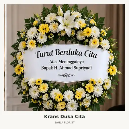 Krans Bunga Duka Cibinong